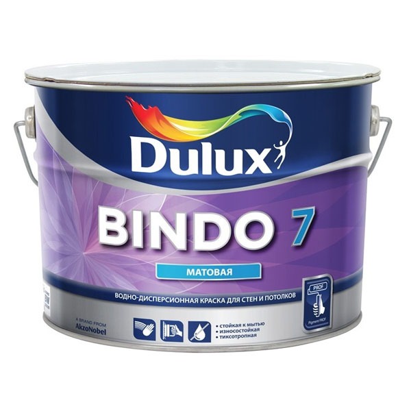 Dulux Bindo 7 матовая краска для стен и потолков