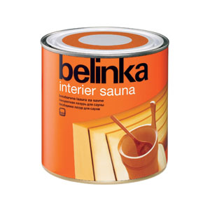Belinka Interier Sauna лазурь для защиты во влажных помещениях